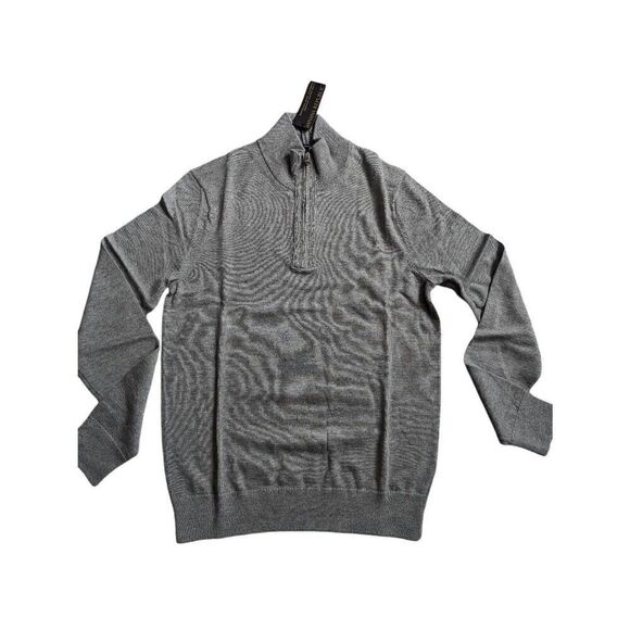 Banana Republic Italian Merino wool quarter zip Small - Picture 1 of 6